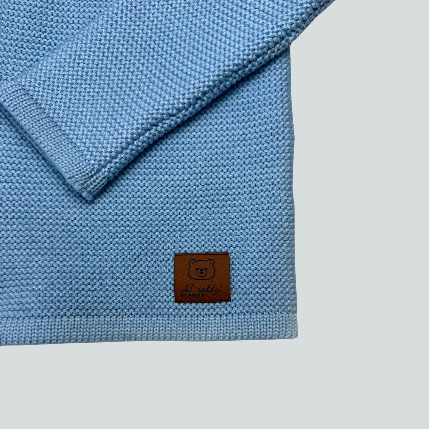 Cardigan bleu Maé - 100% laine de mérinos